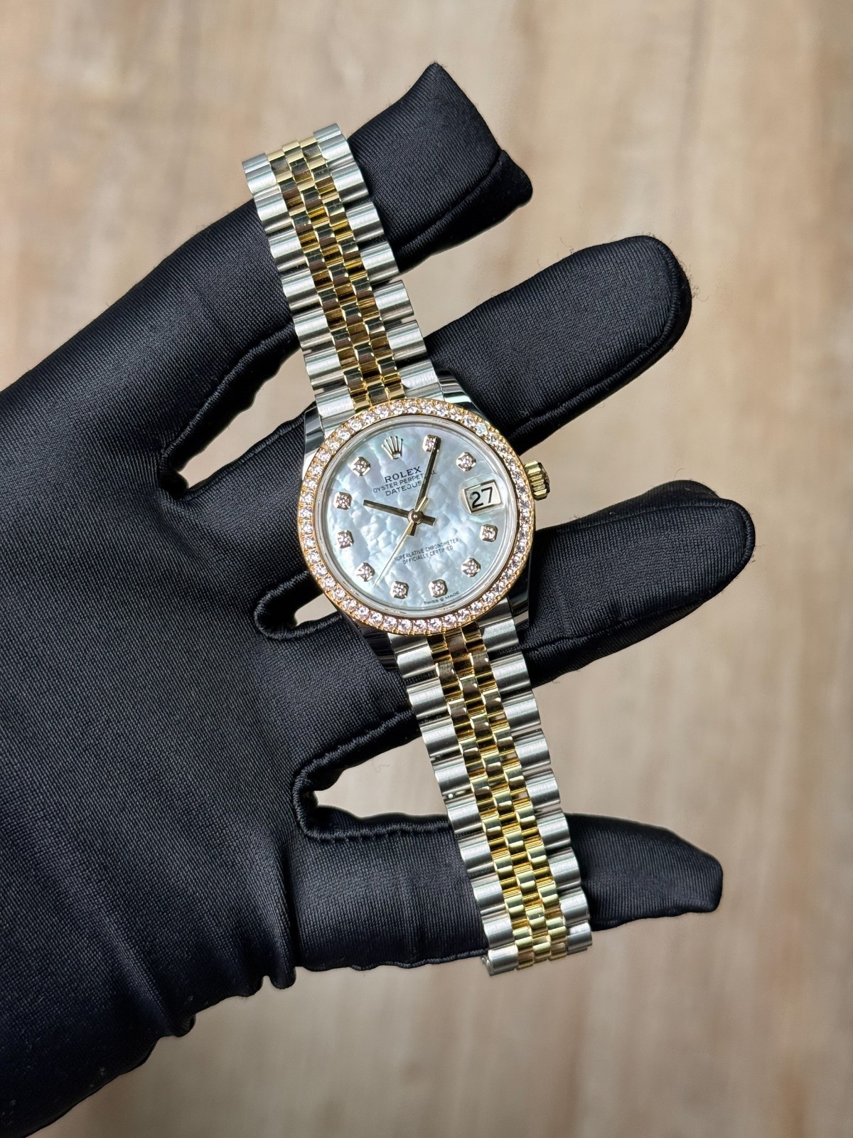 Rolex Datejust 31 MOP Pearl Diamond Jubilee 2026 Unworn 278383RBR