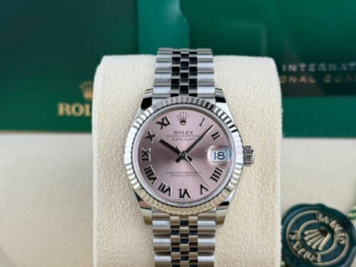 Rolex Datejust 31 Pink Roman Fluted Jubilee 2026 Unworn 278274