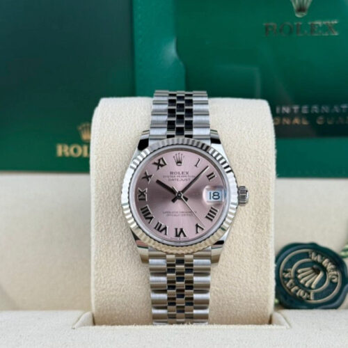 Rolex Datejust 31 Pink Roman Fluted Jubilee 2026 Unworn 278274
