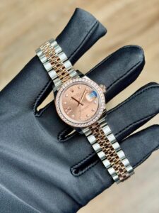 Rolex Datejust 28 Rose Diamond Star IX Dial Jubilee 2026 Unworn 279381RBR