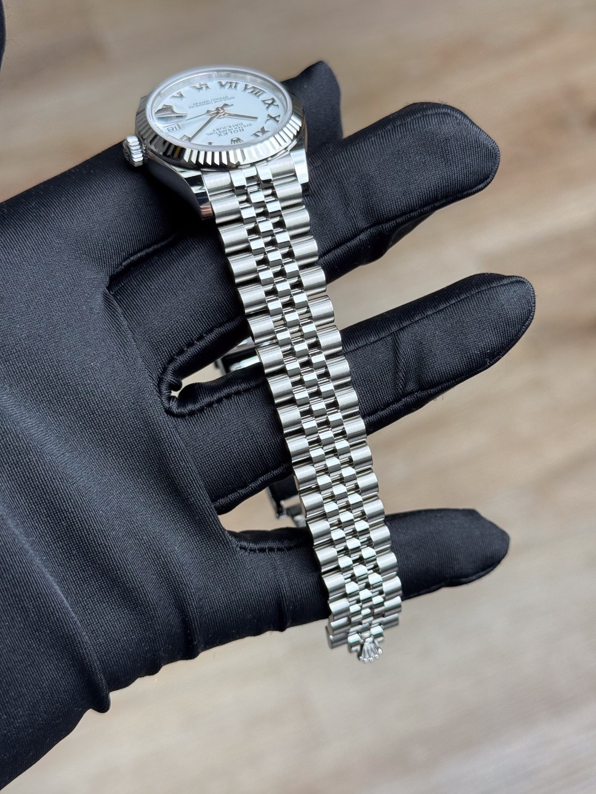 Rolex Datejust 31 White Roman Fluted Jubilee Bracelet 2026 Unworn 278274