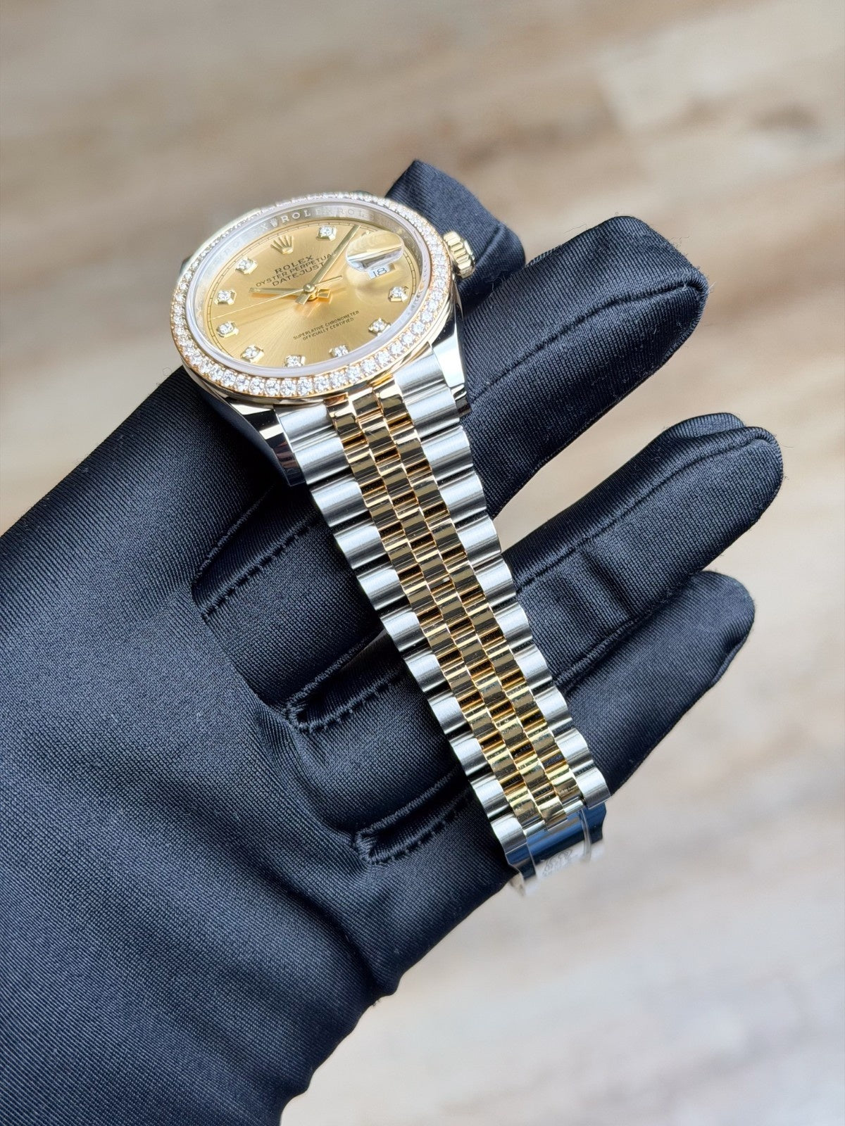 Rolex Datejust 36 Champagne Diamond Jubilee 2026 Unworn 126283RBR