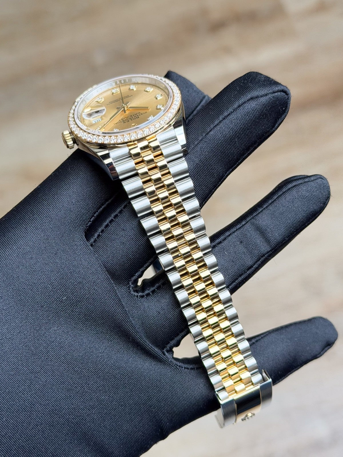 Rolex Datejust 36 Champagne Diamond Jubilee 2026 Unworn 126283RBR