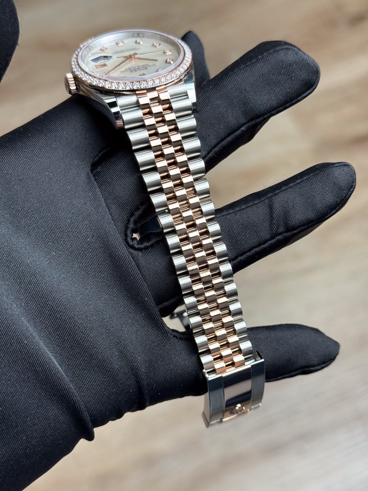 Rolex Datejust 36 MOP Pearl Diamond Bezel Jubilee 2026 Unworn 126281RBR
