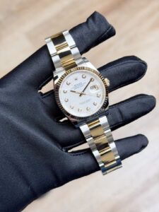 Rolex Datejust 36 MOP Pearl Diamond Fluted Oyster 2026 Unworn 126233