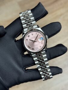 Rolex Datejust 36 Pink Roman VI IX Diamond Fluted Jubilee 2026 Unworn 126234