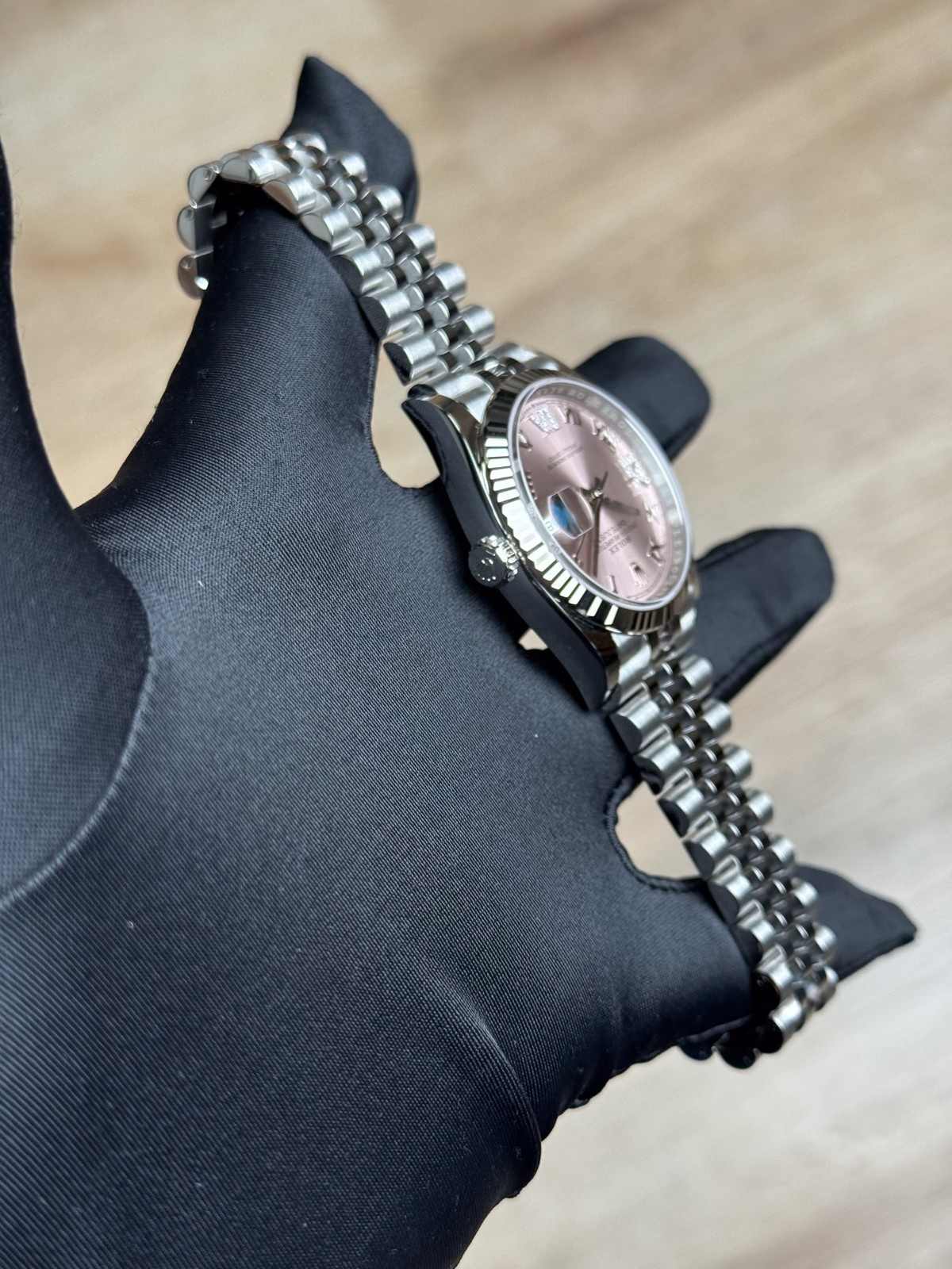 Rolex Datejust 36 Pink Roman VI IX Diamond Fluted Jubilee 2026 Unworn 126234