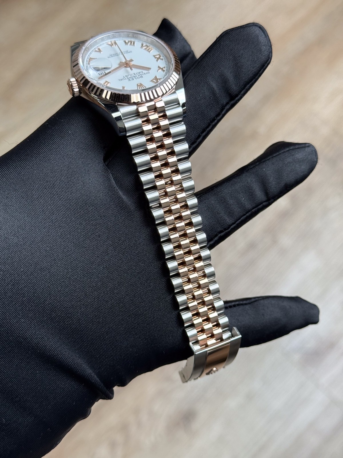 Rolex Datejust 36 White Roman Fluted Jubilee 2026 Unworn 126231