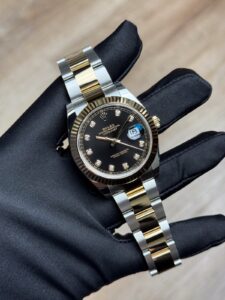 Rolex Datejust 41 Black Diamond Fluted Oyster 2026 Unworn 126333