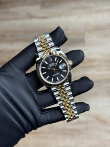Rolex Datejust 41 Black Index Fluted Jubilee 2026 Unworn 126333