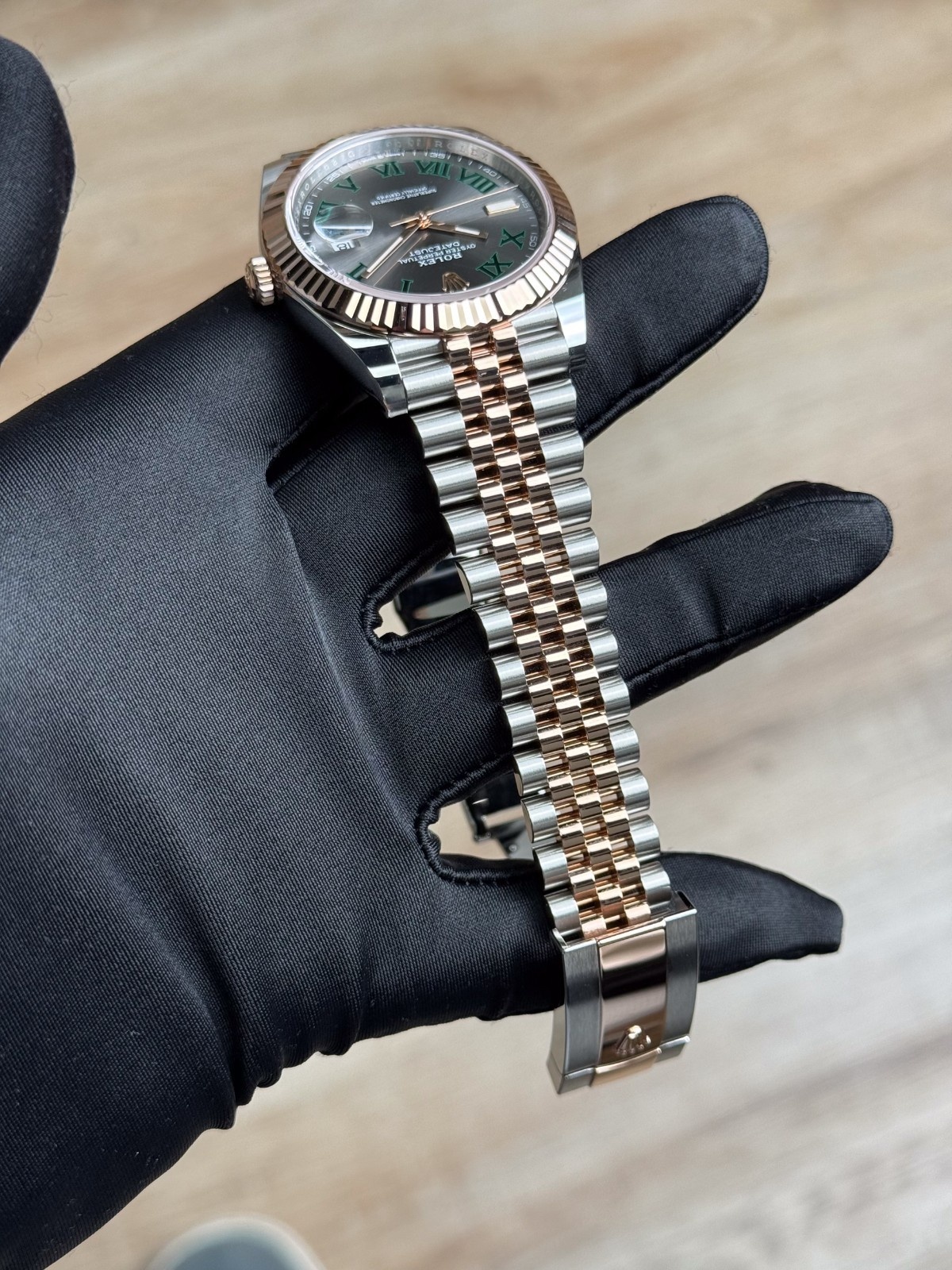 Rolex Datejust 41 Wimbledon Slate Roman Fluted Jubilee 2026 Unworn 126331