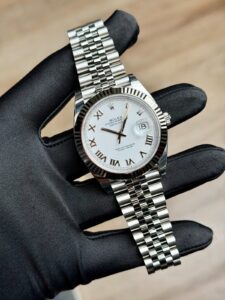 Rolex Datejust 41 White Roman Fluted Jubilee 2026 Unworn 126334