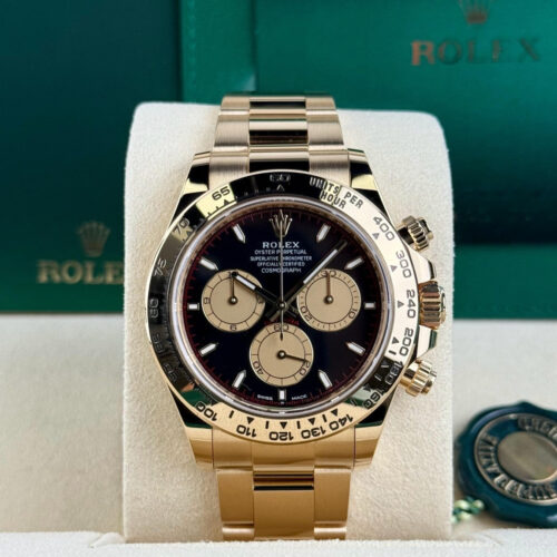 Rolex Daytona 40 Paul Newman Black/Champagne Index Oyster Preowned 2024 126508