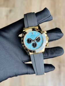 Rolex Daytona 40 Turquoise Blue/Black Index Oysterflex 2026 Unworn 126518LN