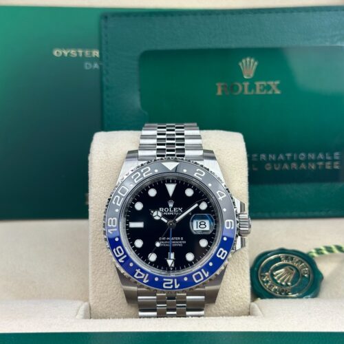 Rolex GMT-Master II 40 Batgirl Black Jubilee Preowned 2024 126710BLNR