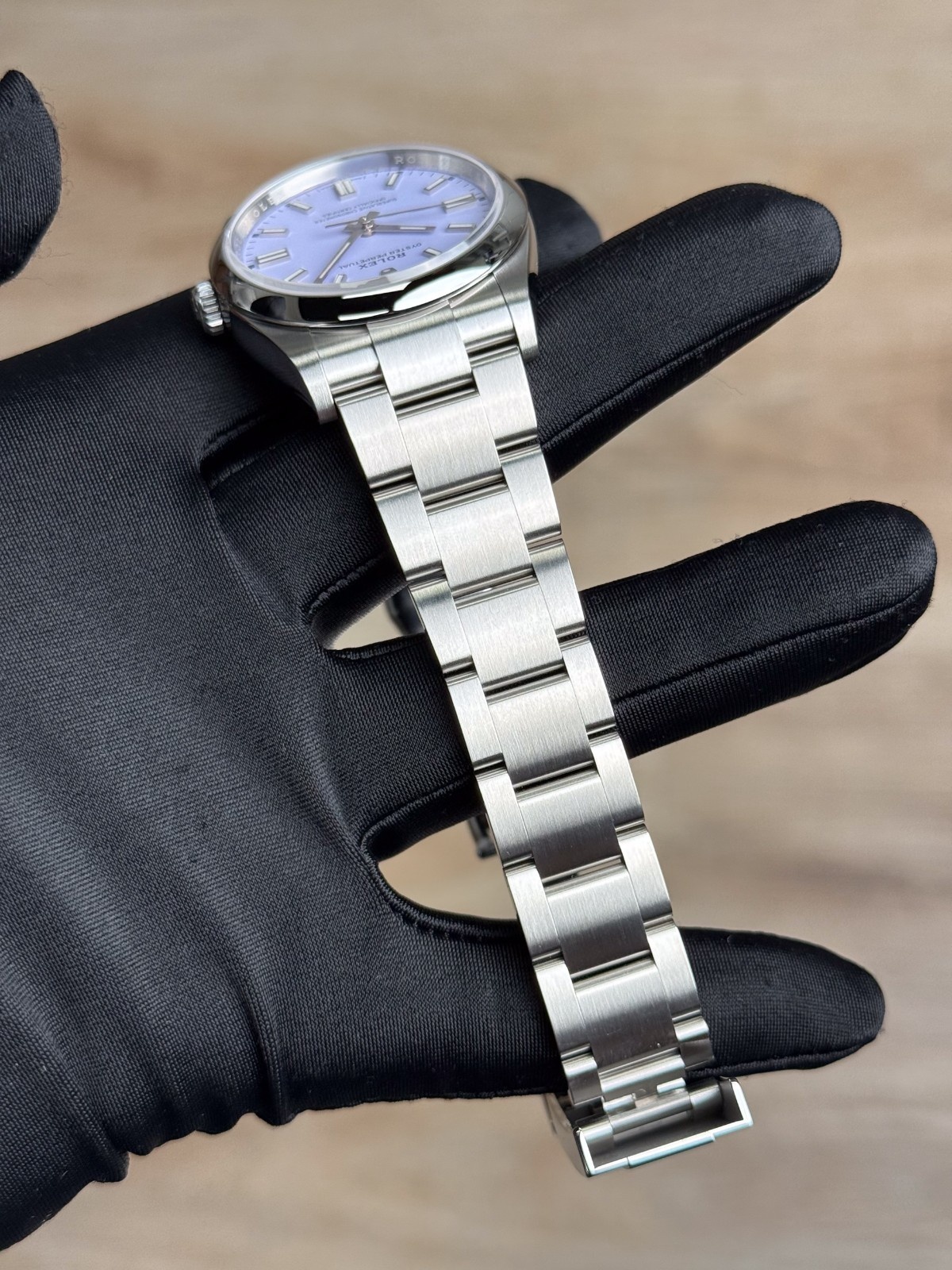 Rolex Oyster Perpectual 36 Lavender Smooth Oyster Bracelet 2025 Unworn 126000
