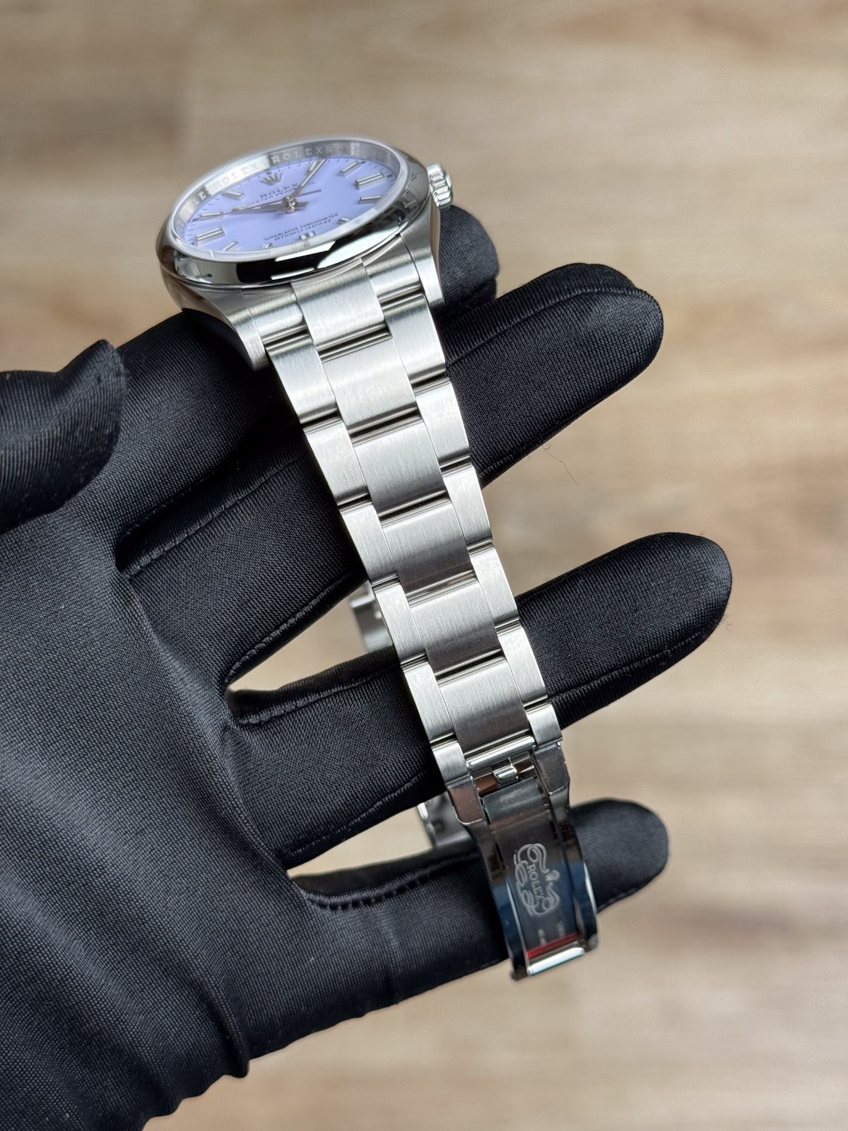 Rolex Oyster Perpectual 36 Lavender Smooth Oyster Bracelet 2025 Unworn 126000