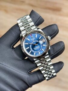 Rolex Sky-Dweller 42 Blue Index Fluted Jubilee 2026 Unworn 336934