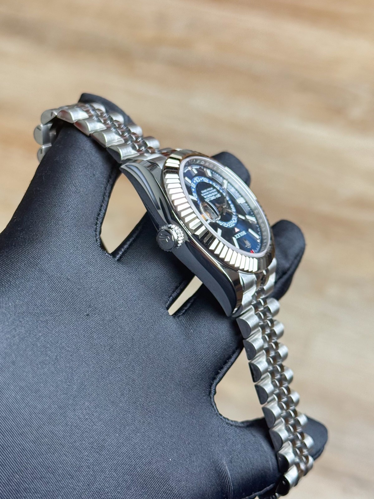 Rolex Sky-Dweller 42 Blue Index Fluted Jubilee 2026 Unworn 336934