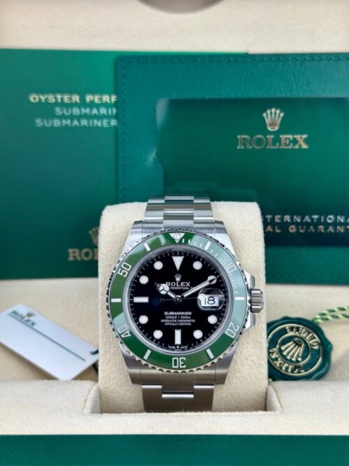 Rolex Submariner Date 41 Black Dial Green Bezel Oyster 2026 Unworn 126610LV