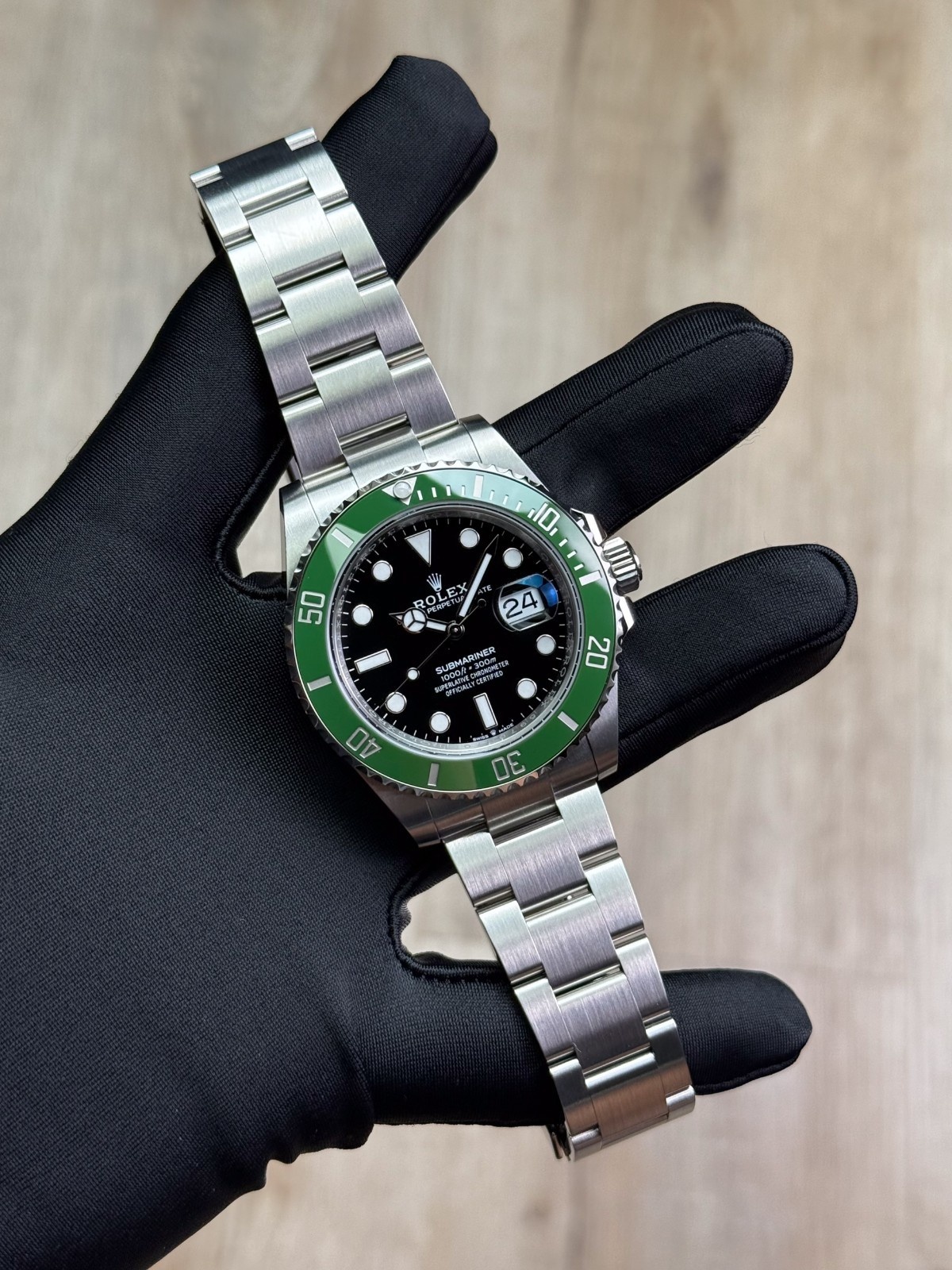 Rolex Submariner Date 41 Black Dial Green Bezel Oyster 2026 Unworn 126610LV