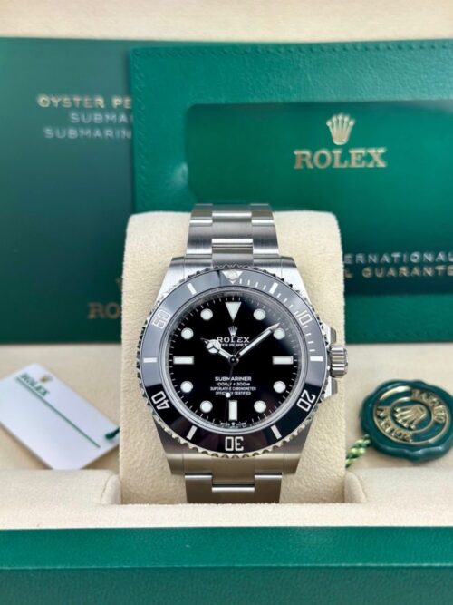 Rolex Submariner No Date 41 Black Dial Black Bezel Oyster 2026 Unworn 124060