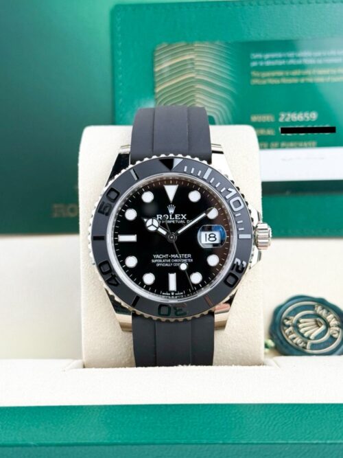 Rolex Yacht-Master 42 Black/Black Oysterflex Preowned 2021 226659