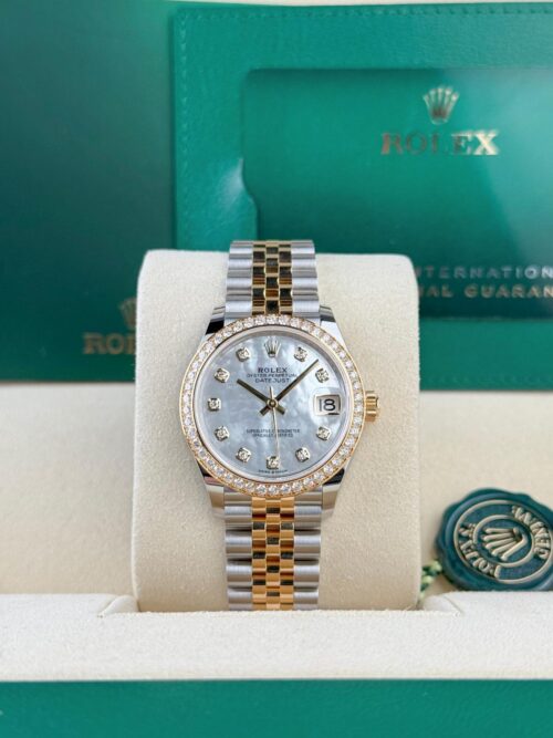 Rolex Datejust 31 MOP Pearl Diamond Jubilee 2026 Unworn 278383RBR