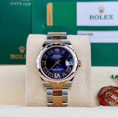 Rolex Datejust 31 Aubergine Roman VI Domed Oyster Preowned 2019 278341RBR