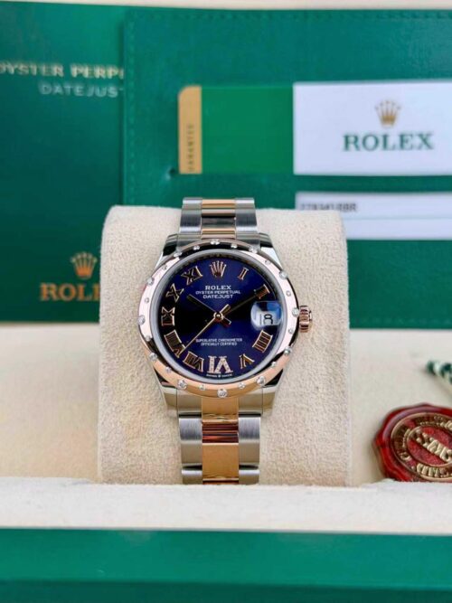 Rolex Datejust 31 Aubergine Roman VI Domed Oyster Preowned 2019 278341RBR