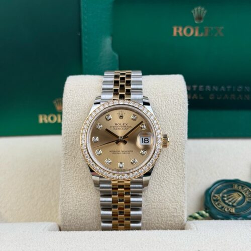 Rolex Datejust 31 Champange Diamond Bezel Jubilee 2026 Unworn 278383RBR