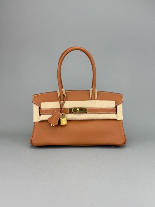 Hermes Birkin Shoulder 29 Retourne Togo Gold Gold Hardware K Stamp