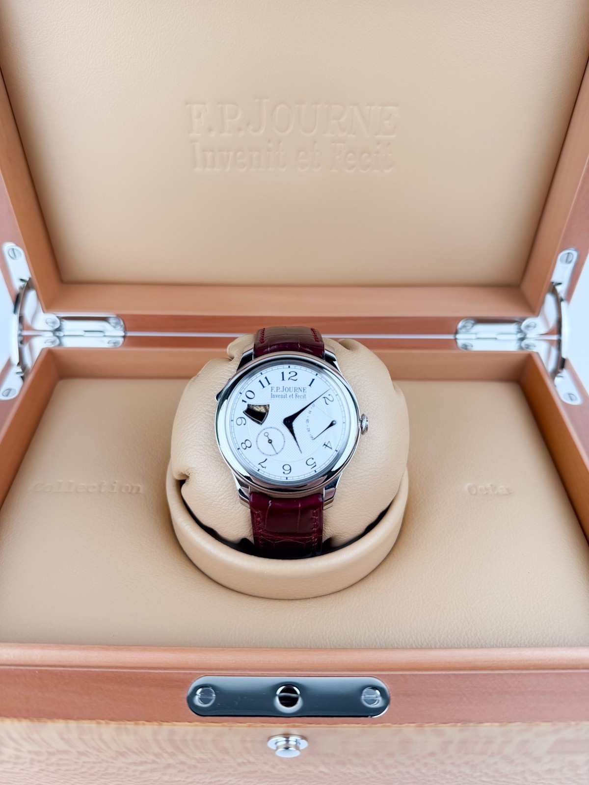 F.P. Journe Repetition Souveraine White Dial Preowned Watch&Box 1408