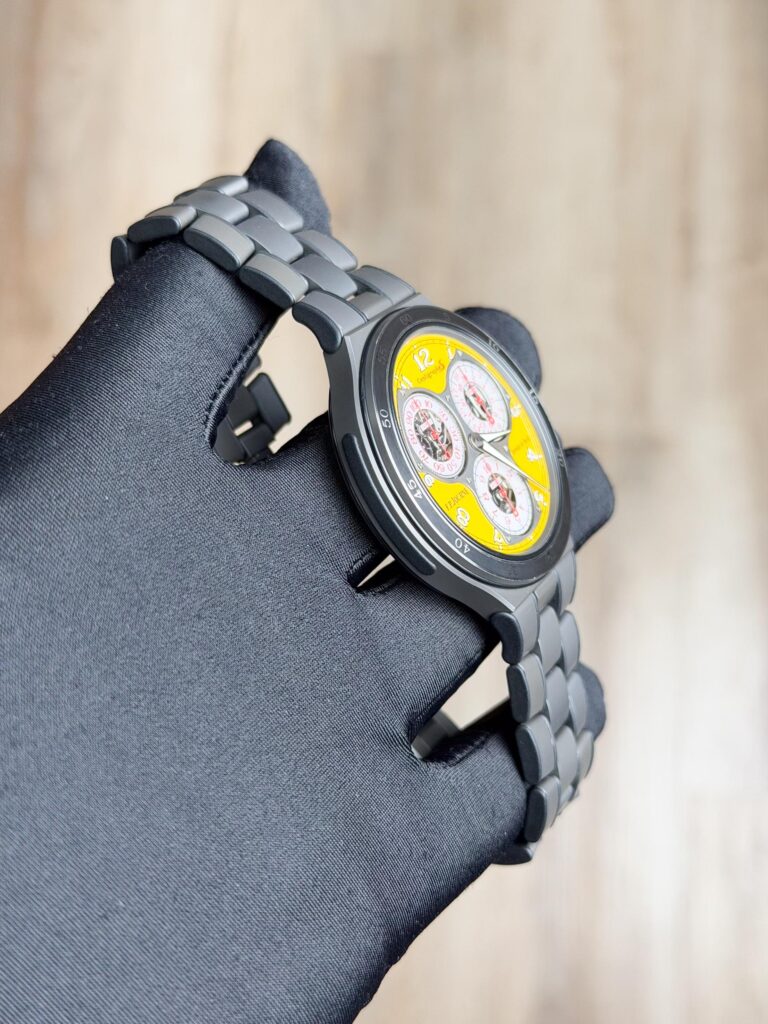 F.P.Journe Centigraphe Line Sport Titanium Yellow Bracelet Preowned CTS2/CT2