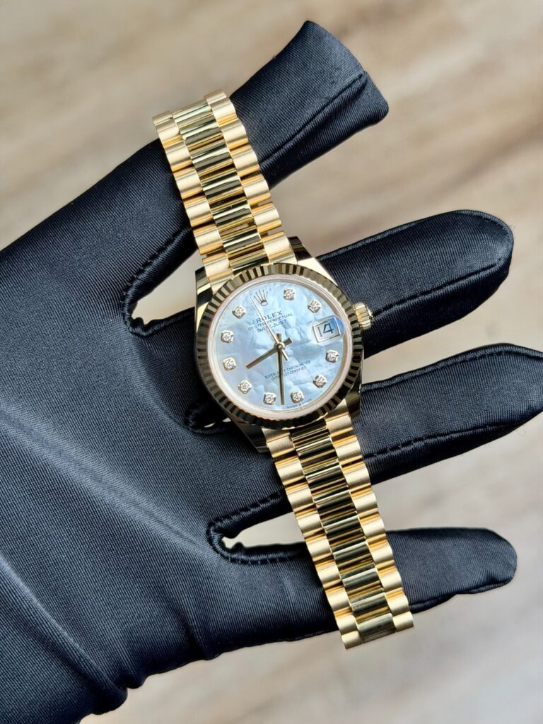 Rolex Datejust 31 MOP Pearl Diamond Fluted President 2026 Unworn 278278