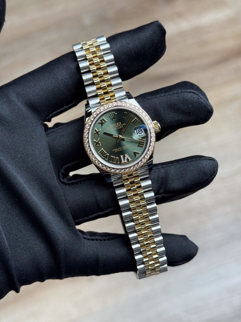 Rolex Datejust 31 Olive Green Roman VI Diamond Jubilee 2026 Unworn 278383RBR